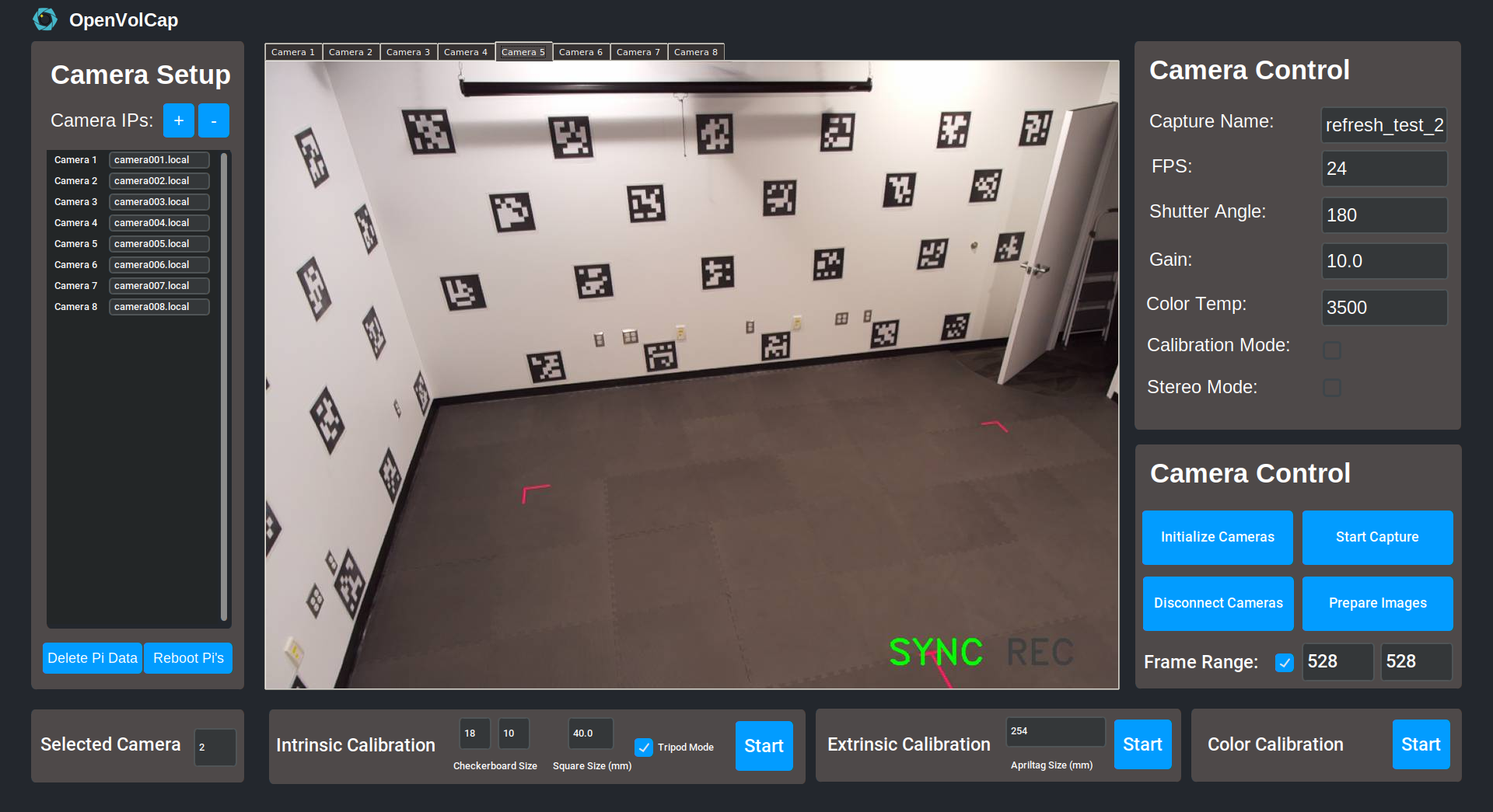 Screenshot of UI